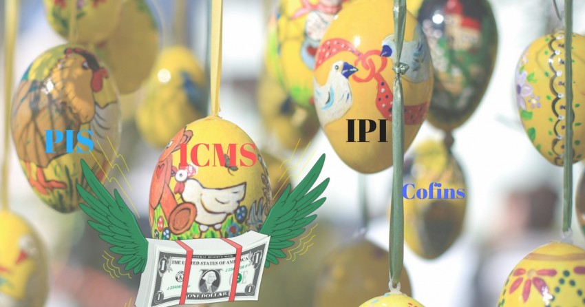 Um ovo, dois ovos, ICMS, PIS, IPI e Cofins